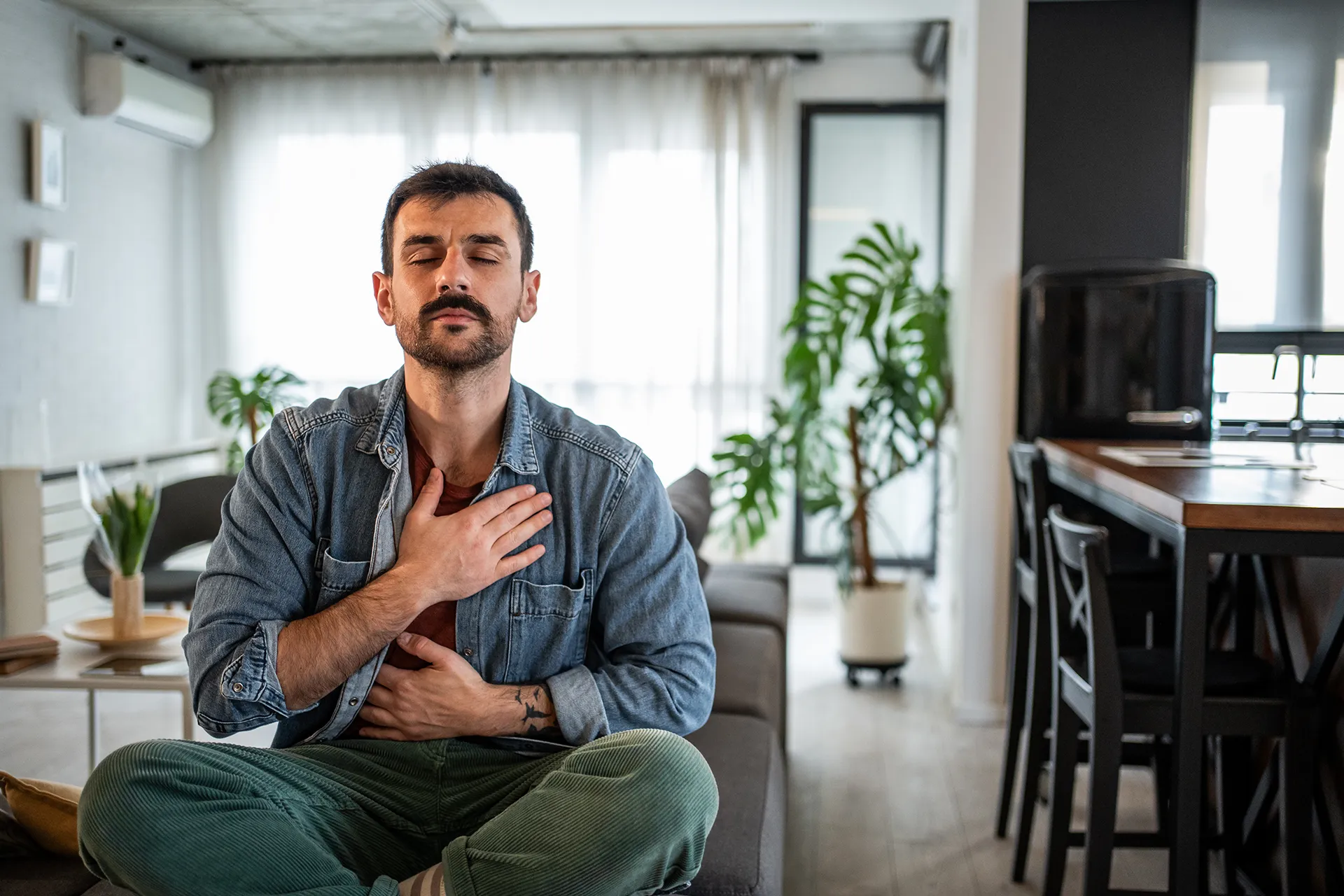 Practice nasal breathing